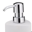 Ceramiczny dozownik do mydła ze szczotką do naczyń KELA 350 ML 10 x 11 x 22 cm biały