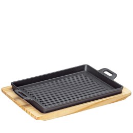 Patelnia grillowa na podstawce 32 x 22 CM