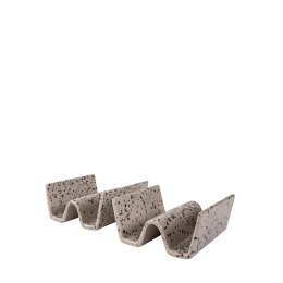 Podstawki do taco SAGAFORM 2 sztuki kamionka 11,5 x 12 x 5,5 cm szare