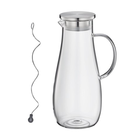 Szklany dzbanek na wodę ze spiralą na owoce CILIO 2 L