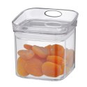 Plastikowy pojemnik kuchenny, 10,5x10,5x10,5 cm, 0,5 l