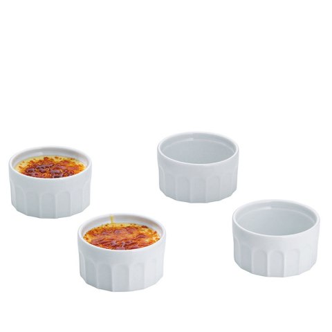 Porcelanowa miseczka do creme brulee KELA śred. 9 cm wys. 5 cm