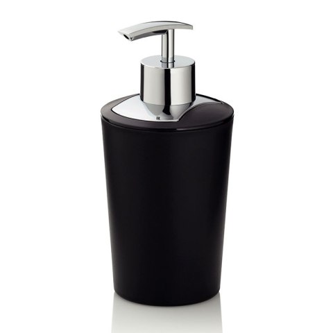 Dozownik do mydła, 0,35 l, śred. 8 x 17 cm, czarny