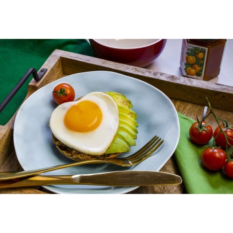 Obręcze do jajek sadzonych LURCH serca 2 sztuki 10 x 10 cm