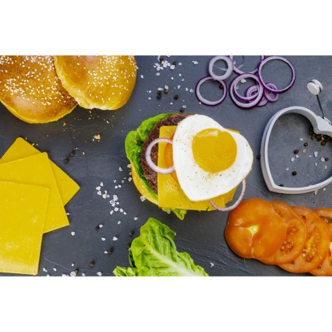 Obręcze do jajek sadzonych LURCH serca 2 sztuki 10 x 10 cm