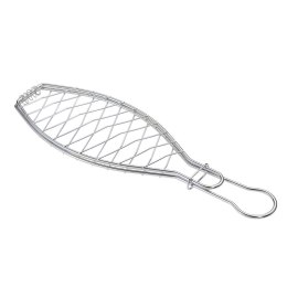 Stalowy ruszt do grillowania ryby dł. 43 cm KUCHENPROFI
