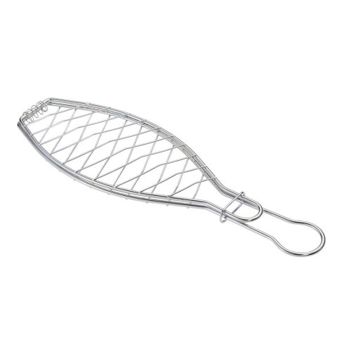 Stalowy ruszt do grillowania ryby dł. 43 cm KUCHENPROFI