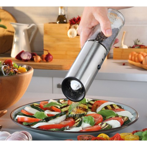 Elektryczny młynek do pieprzu lub soli ładowany przez USB