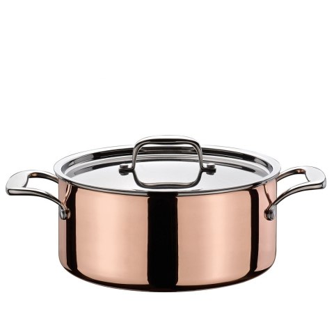 Garnek niski miedziany SPRING 4,7 L średnica 24 CM x 10,5 CM