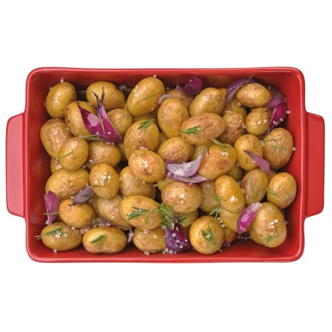 Naczynie żaroodporne 3,0 L czerwone