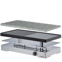 Raclette grill stołowy dla 8 osób 2 płyty grzewcze kamienna grillowa SPRING