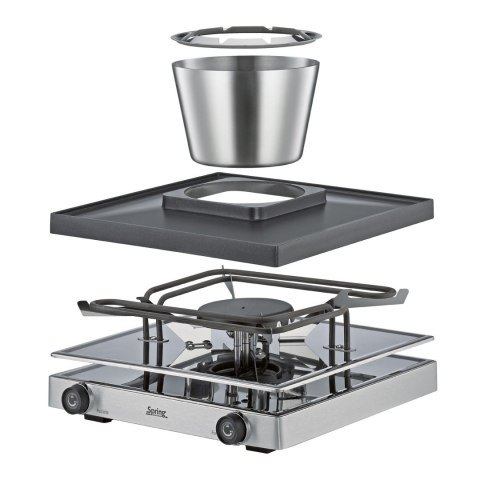 Zestaw do raclette i fondue dla 8 osób SPRING