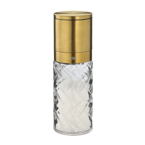 Młynek do soli pieprzu kolor złoty CILIO średnica 5,5 CM