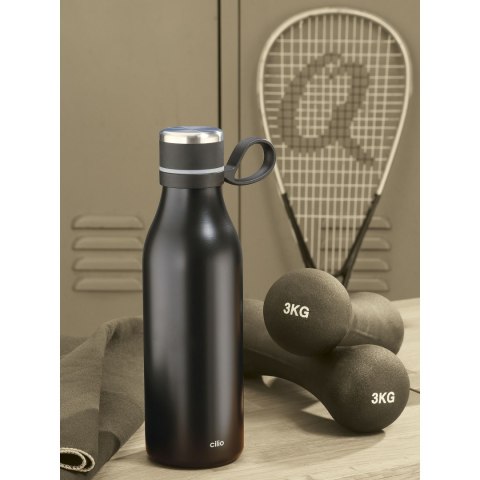 Butelka termiczna 0,5 L czarna CILIO