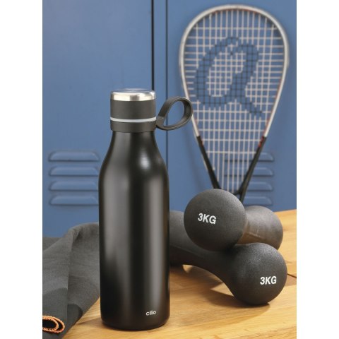 Butelka termiczna 0,5 L czarna CILIO