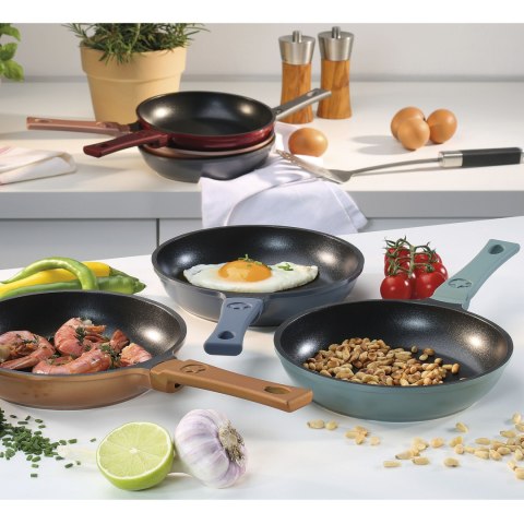 Patelnia z powłoką nieprzywierającą średnica 18 CM zielona SPRING