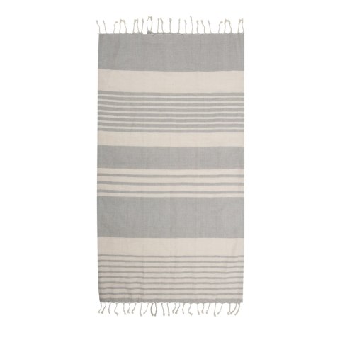 Kocyk piknikowy ręcznik plażowy 145 x 250 cm bawełna organiczna