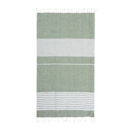 Kocyk piknikowy ręcznik plażowy 145 x 250 cm bawełna organiczna