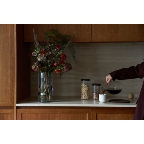 Podkładki pod gorące naczynia 2 sztuki SAGAFORM śred. 20 cm ciemnobrązowe