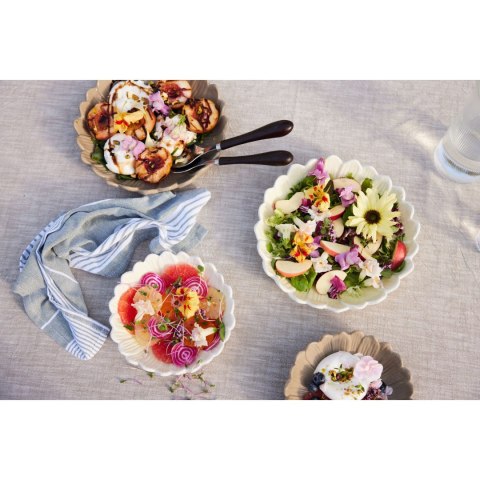 Talerz głęboki średnica 27 x 5,5 CM beżowy SAGAFORM