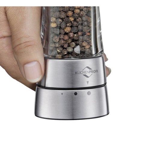 Młynek do pieprzu soli suszonych ziół śred. 6 x 14 cm