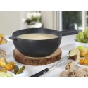 Garnek do fondue serowego 2 L żeliwo czarny SPRING