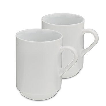 Kubki 2 sztuki 0,3 L białe