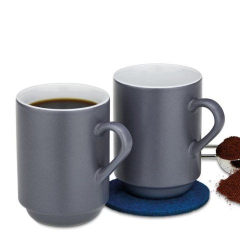 Kubki 2 sztuki 0,3 L szare