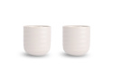 Kubki do grzanego wina MAŁE 2 sztuki kamionka 0,18 L średnica 7×7,5 cm MINI białe SAGAFORM