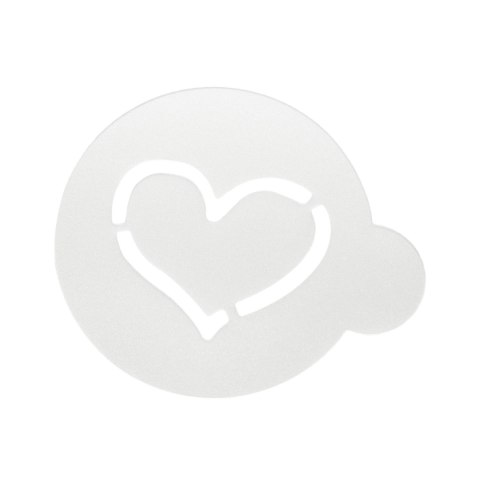 Szablony do dekoracji kawy CILIO 6 sztuk śred. 9 cm