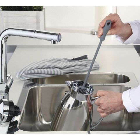 Szczotka do mycia karafek 31 cm szara