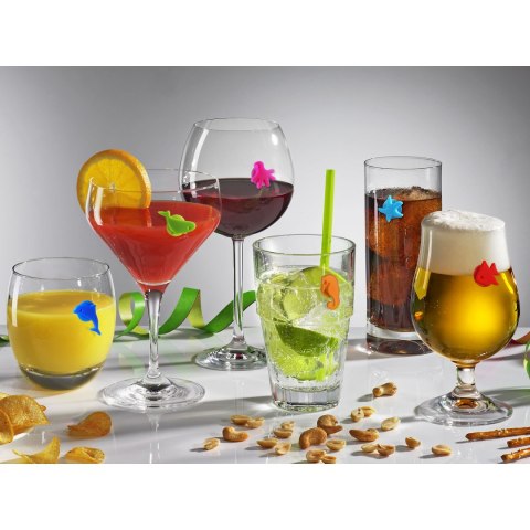 Znaczniki do kieliszków 12 sztuk