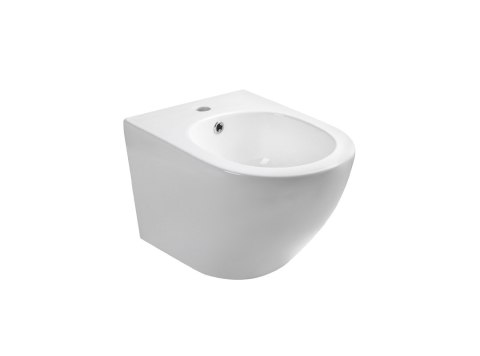 Desna - bidet wiszący z otworem na baterię i ukrytymi mocowaniami