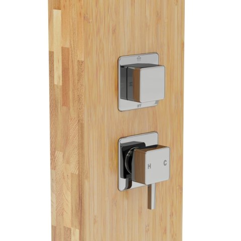 Panel prysznicowy Corsan BAO Mieszacz Drewno bambusowe