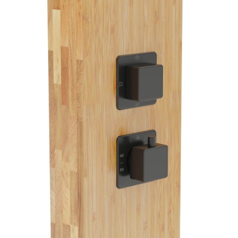 Panel prysznicowy Corsan BAO Termostat Drewno bambusowe