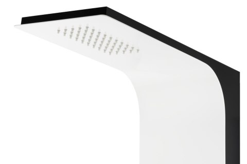 Panel prysznicowy Corsan DUO Termostat Biało-Czarny