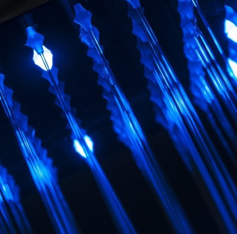 Panel prysznicowy Corsan LED KASKADA Termostat Czarny Deszczownica LED