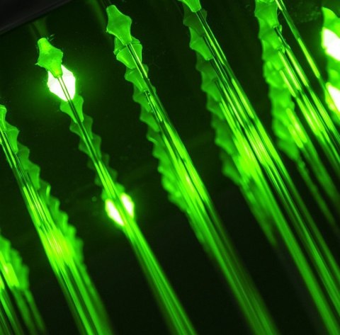 Panel prysznicowy Corsan LED KASKADA Termostat Czarny Deszczownica LED