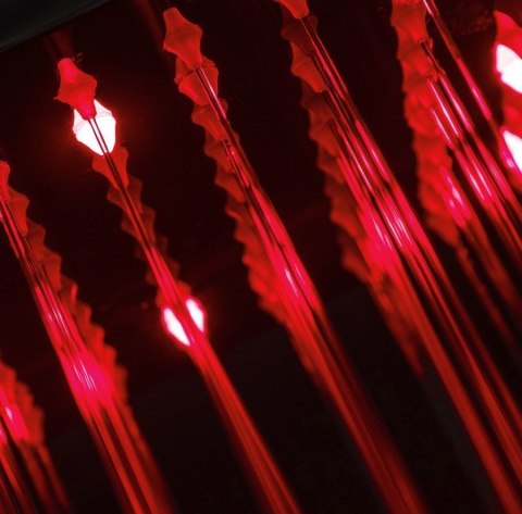 Panel prysznicowy Corsan LED KASKADA Termostat Czarny Deszczownica LED