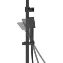 Zestaw natryskowy z termostatem Kolumna Corsan ANGO Deszczownica 25cm Czarna