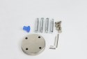Bateria wannowa wolnostojąca Corsan CMB7159CH Trino chromowana