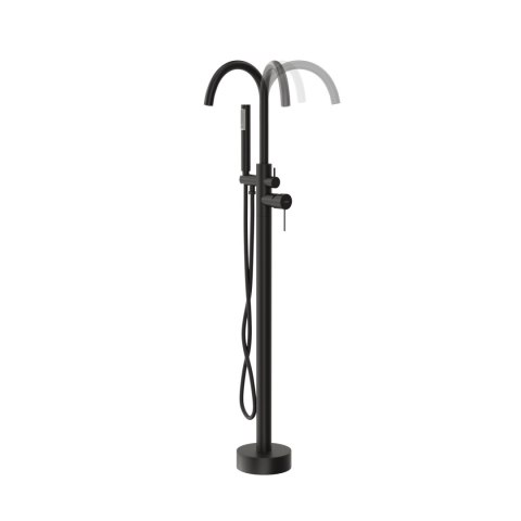 Bateria wannowa wolnostojąca Corsan CMB7535BL Lugo czarna