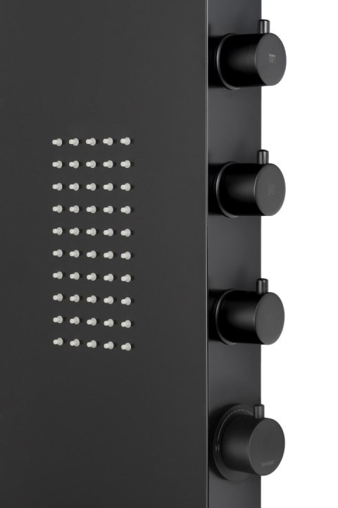 Panel prysznicowy Corsan DUO Mieszacz Czarny