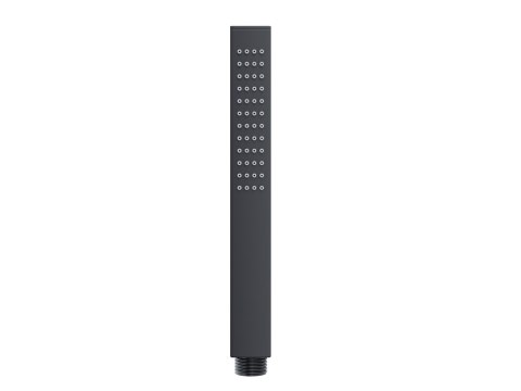 Zestaw prysznicowy Corsan Ango czarny z deszczownicą 25 cm, baterią termostatyczną i prysznicem