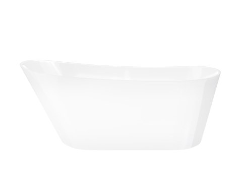 Wanna wolnostojąca Corsan ESTELLA 160 x 74 cm Korek klik-klak Chrom