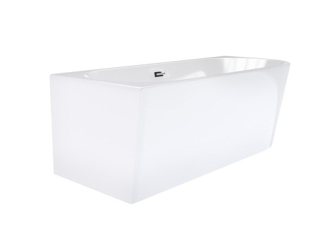 Wanna wolnostojąca narożna Corsan INTERO SLIM 150 x 75 Montaż lewostronny Korek klik-klak Chrom