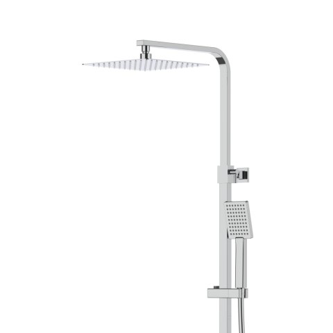 Zestaw natryskowy Kolumna prysznicowa Corsan ANGO Deszczownica 25cm Chrom