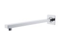 Zestaw prysznicowy Corsan Ango chrom z deszczownicą 30 cm, baterią termostatyczną, słuchawką i wylewką
