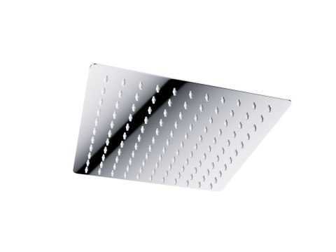 Zestaw prysznicowy Corsan Ango chrom z deszczownicą 30 cm, baterią termostatyczną, słuchawką i wylewką