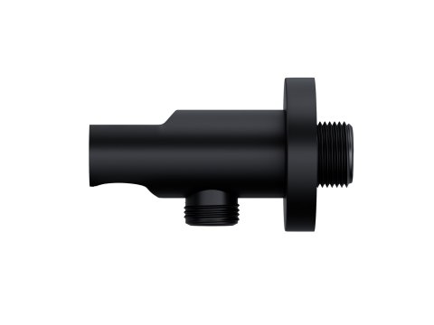 Zestaw prysznicowy Corsan Lugo czarny z deszczownicą 25 cm, baterią termostatyczną i prysznicem